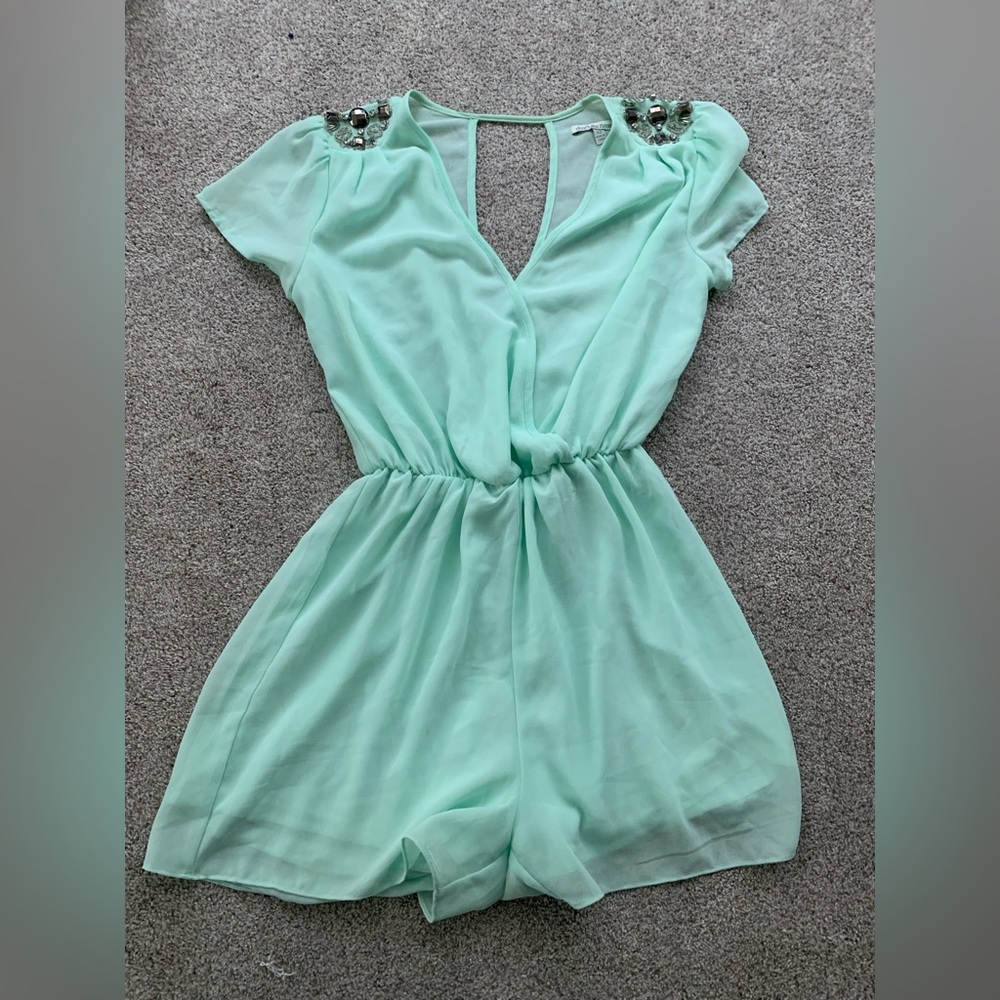 Pastel Green Charlotte Russe romper